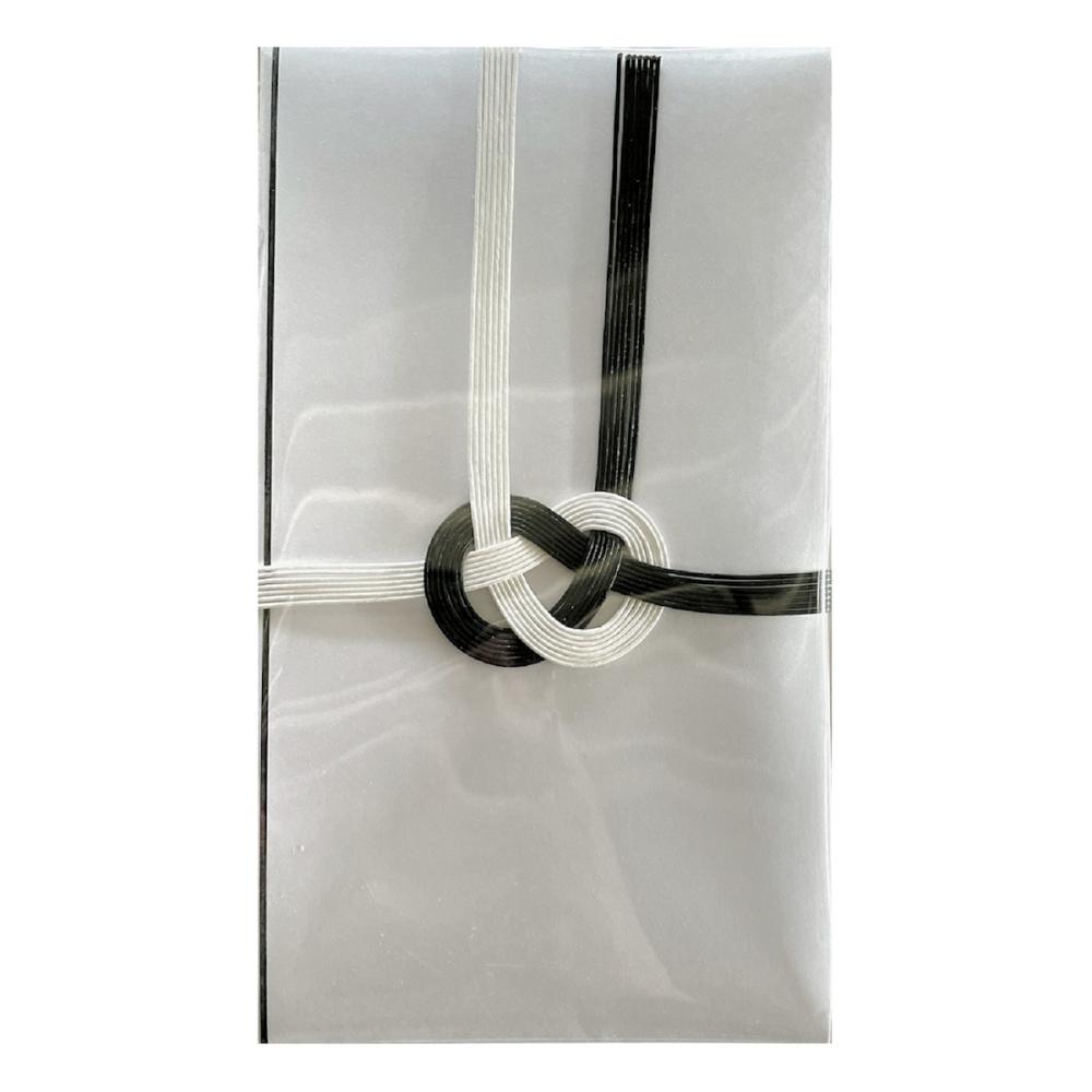 金封　東京折　黒白７本　無地１０枚　ＣＯＳ－３０３．１０Ｐ