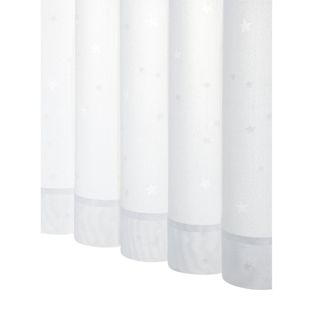 レースカーテン　エトワール　ミラーレース　ホワイト　１００×１７６ｃｍ　２枚組