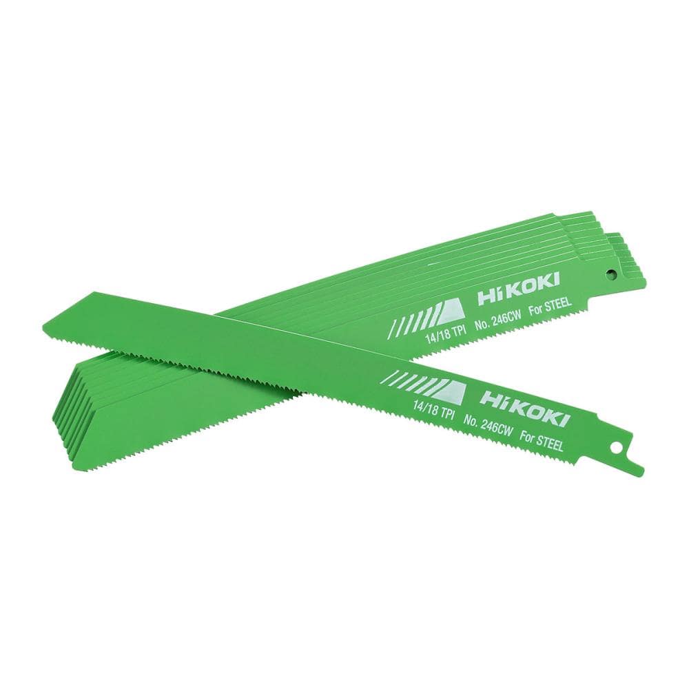 ＨｉＫＯＫＩ（ハイコーキ）　セーバソーブレード　ＮＯ．２４６ＣＷ（金属解体用）　１０枚入り　００３７－１７７８