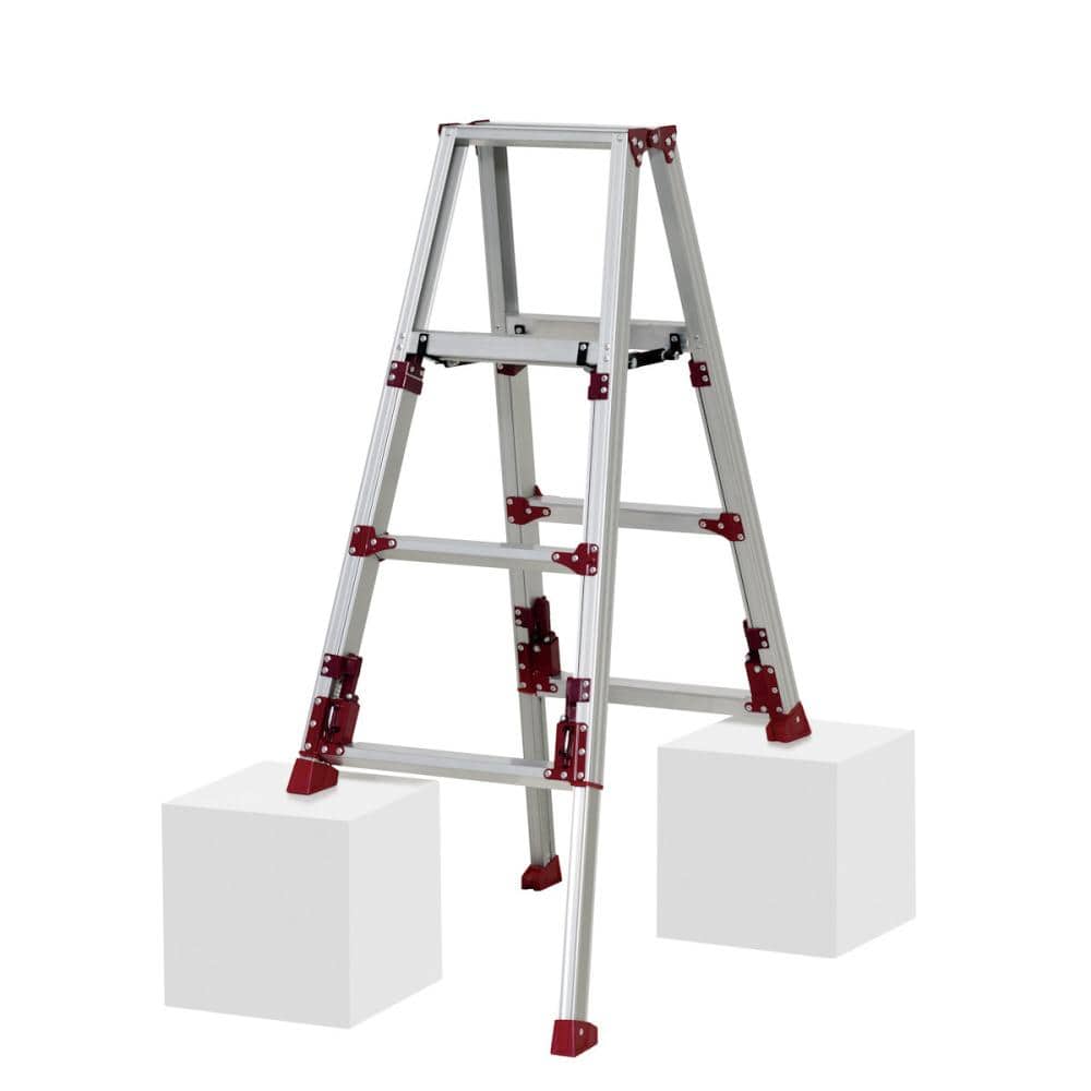 ピカ　四脚アジャスト伸縮式専用アルミ脚立　ＳＸＪ－１２０Ａ