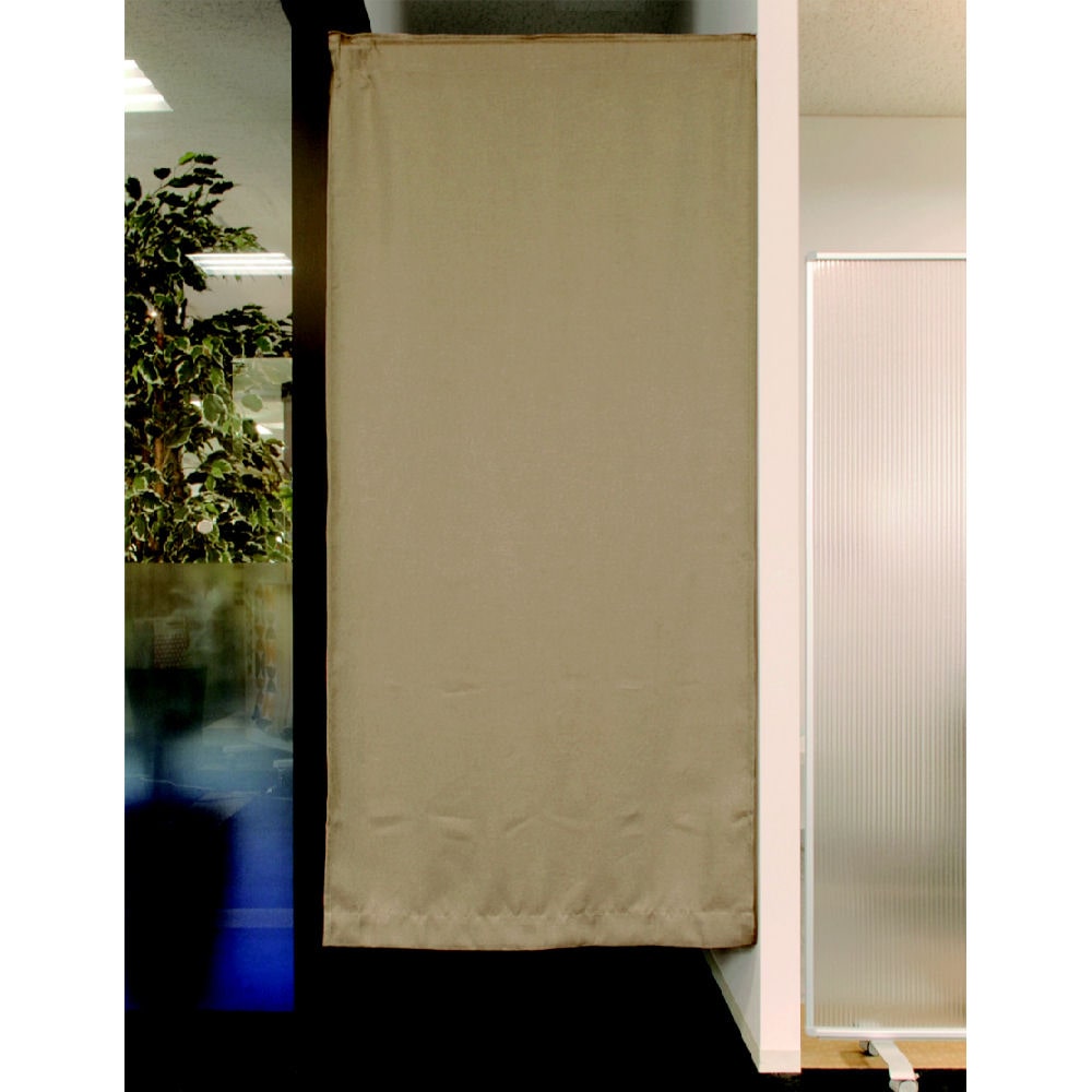 間仕切りカーテン　ツイル　ベージュ　９５×１３５ｃｍ　１枚入