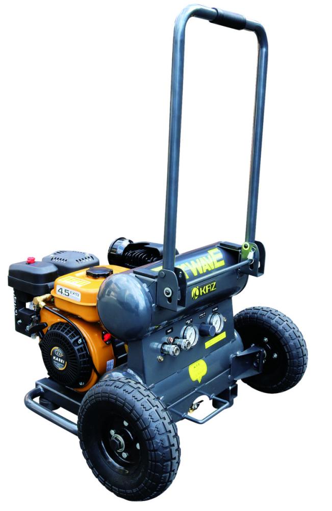 ＡＩＲＷＡＶＥ　エアーコンプレッサー　エンジン式　１６Ｌ