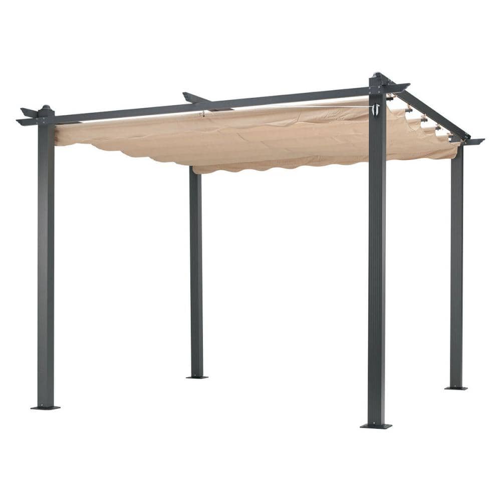 武田コーポレーション　シェード付きパーゴラ　ベージュ　ＳＤＰ－３