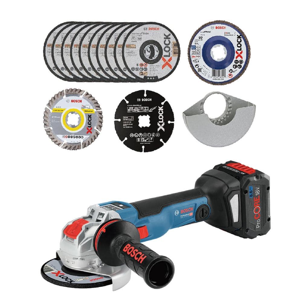 ボッシュ　Ｘ－ＬＯＣＫグラインダーセット特別セットＧＷＸ１８Ｖ－１０ＳＣ５Ｊ