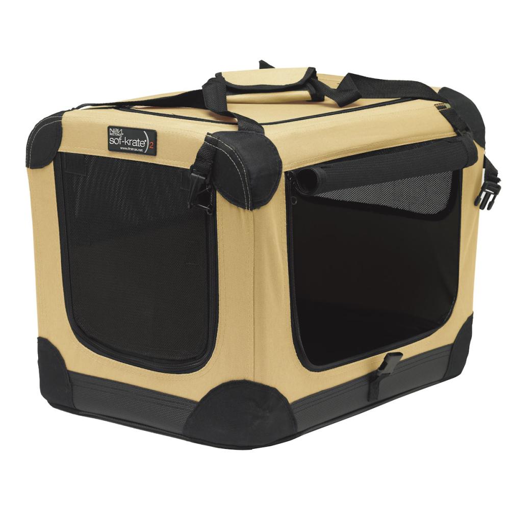 スペクトラムブランズジャパン　ペットケージ　ソフ‐クレート　ｎ２　ベージュ　Ｓサイズ