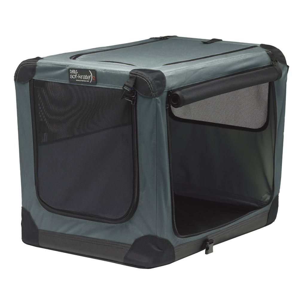 スペクトラムブランズジャパン　ペットケージ　ソフ‐クレート　ｎ２　グレー　Ｌサイズ