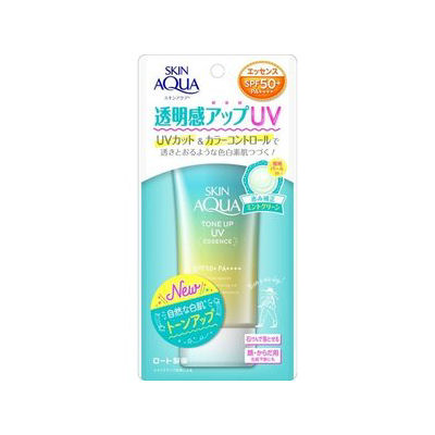 ロート製薬　スキンアクア　トーンアップＵＶエッセンス　ミントグリーン　８０ｇ