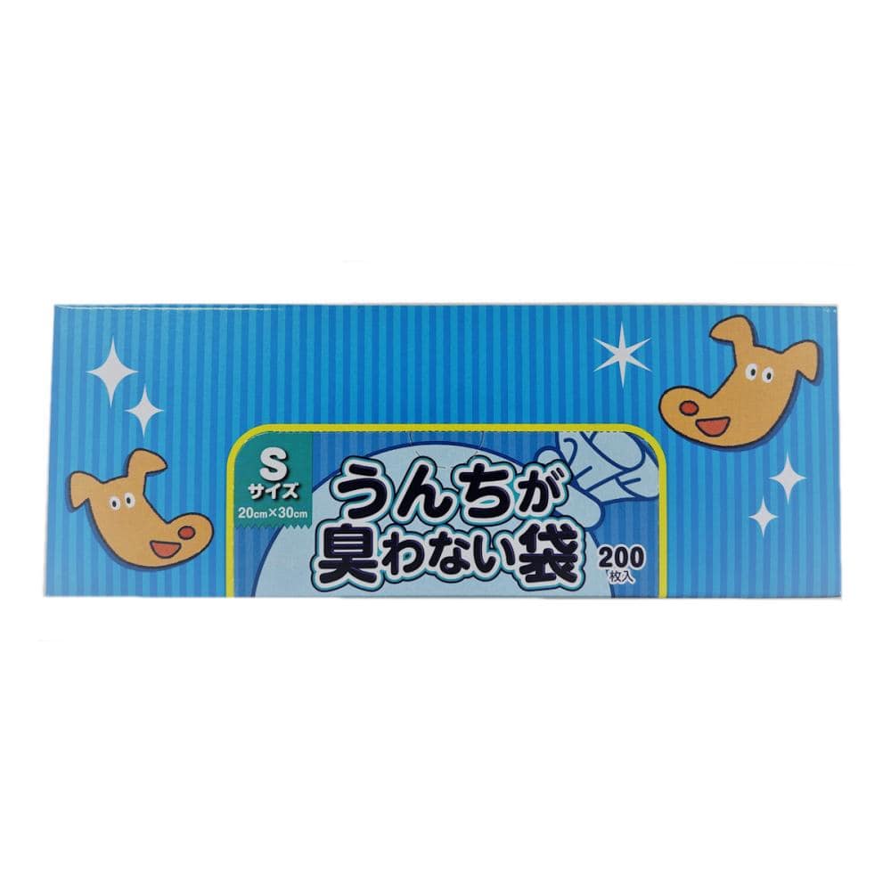 クロリン化成　うんちが臭わない袋　ＢＯＳ　ペット用　Ｓサイズ　２００枚入り
