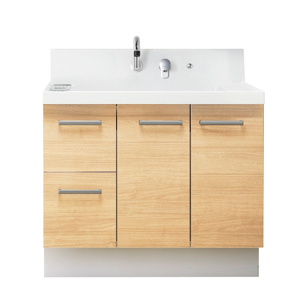 ＬＩＸＩＬ　ＩＮＡＸ　洗面化粧台　Ｋ１シリーズ　片引出タイプ　間口９００×高さ８００ｍｍ　クリエペール　寒冷地用　Ｋ１Ｈ５－９０５ＳＹＮ／ＬＰ２Ｈ