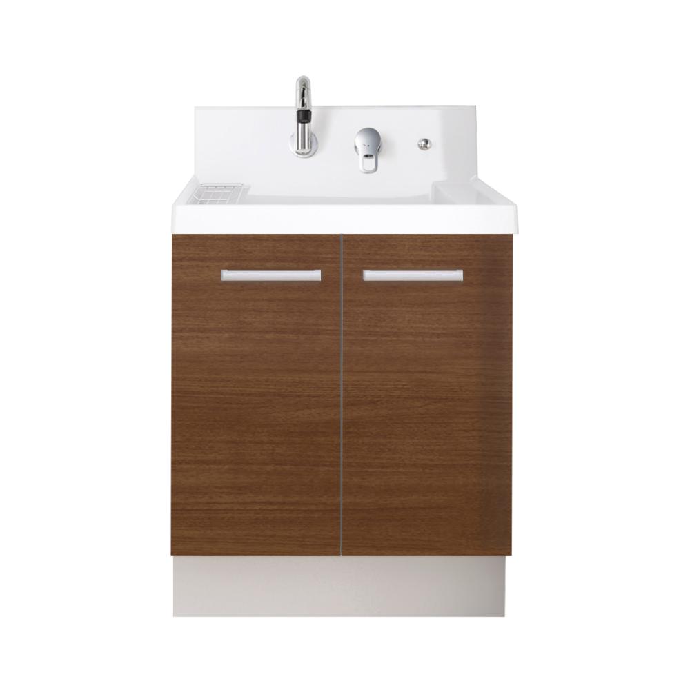 ＬＩＸＩＬ　ＩＮＡＸ　洗面化粧台　Ｋ１シリーズ　扉タイプ　間口６００×高さ８００ｍｍ　クリエモカ　寒冷地用　Ｋ１Ｎ５－６０５ＳＹＮ／ＬＭ２Ｈ