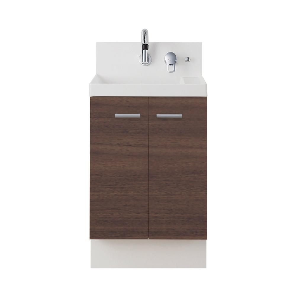 ＬＩＸＩＬ　ＩＮＡＸ　洗面化粧台　Ｋ１シリーズ　扉タイプ　間口５００×高さ８００ｍｍ　クリエダーク　寒冷地用　Ｋ１Ｎ５－５０５ＳＹＮ／ＬＤ２Ｈ