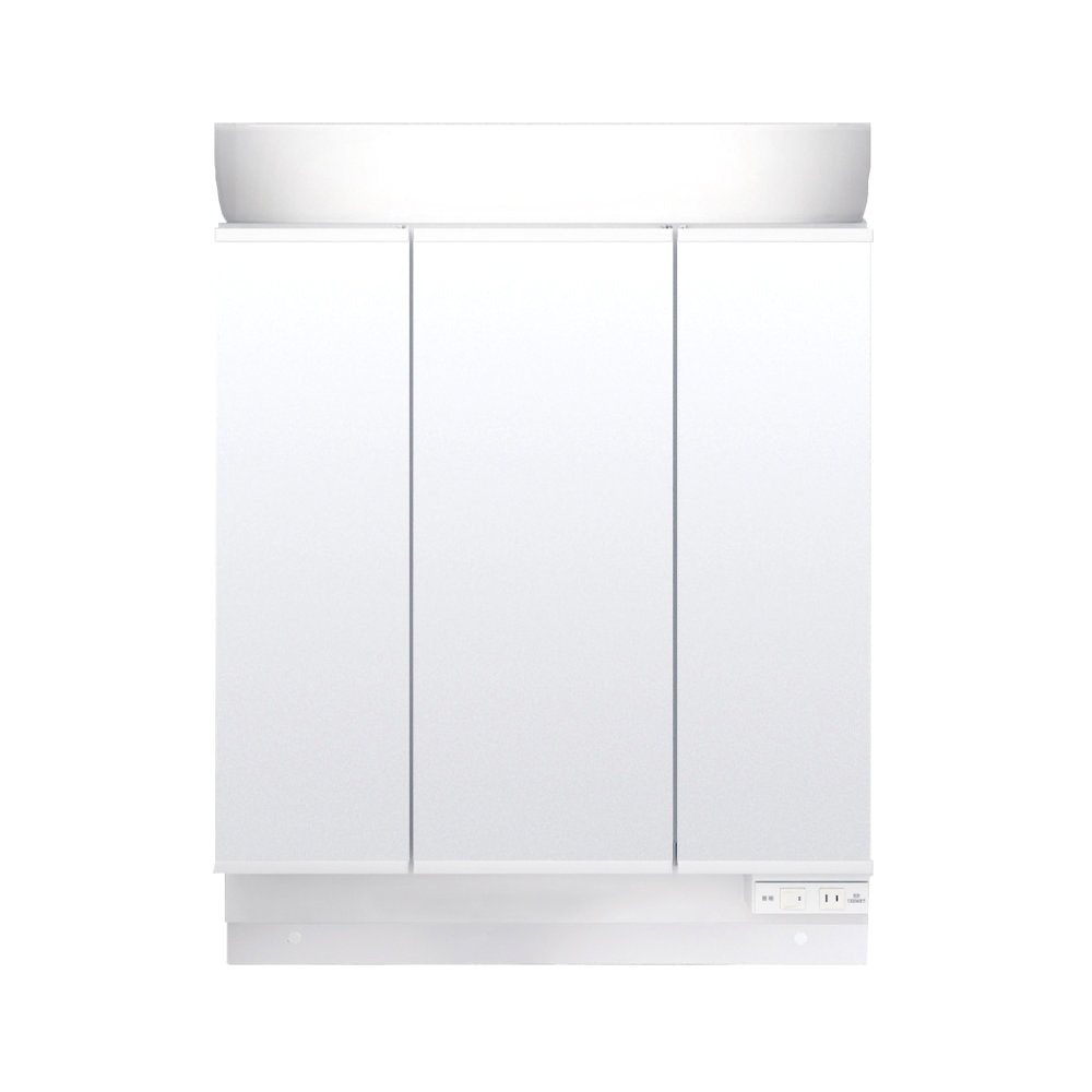 ＬＩＸＩＬ　ＩＮＡＸ　洗面化粧台ミラー　Ｋ１シリーズ　３面鏡　スタンダードＬＥＤ　間口７５０ｍｍ　ＭＫ１Ｘ４－７５３ＴＸＳＵ
