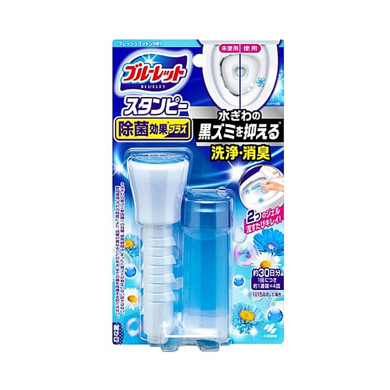 小林製薬　ブルーレット　スタンピー除菌効果プラス　フレッシュコットン　本体　２８ｇ