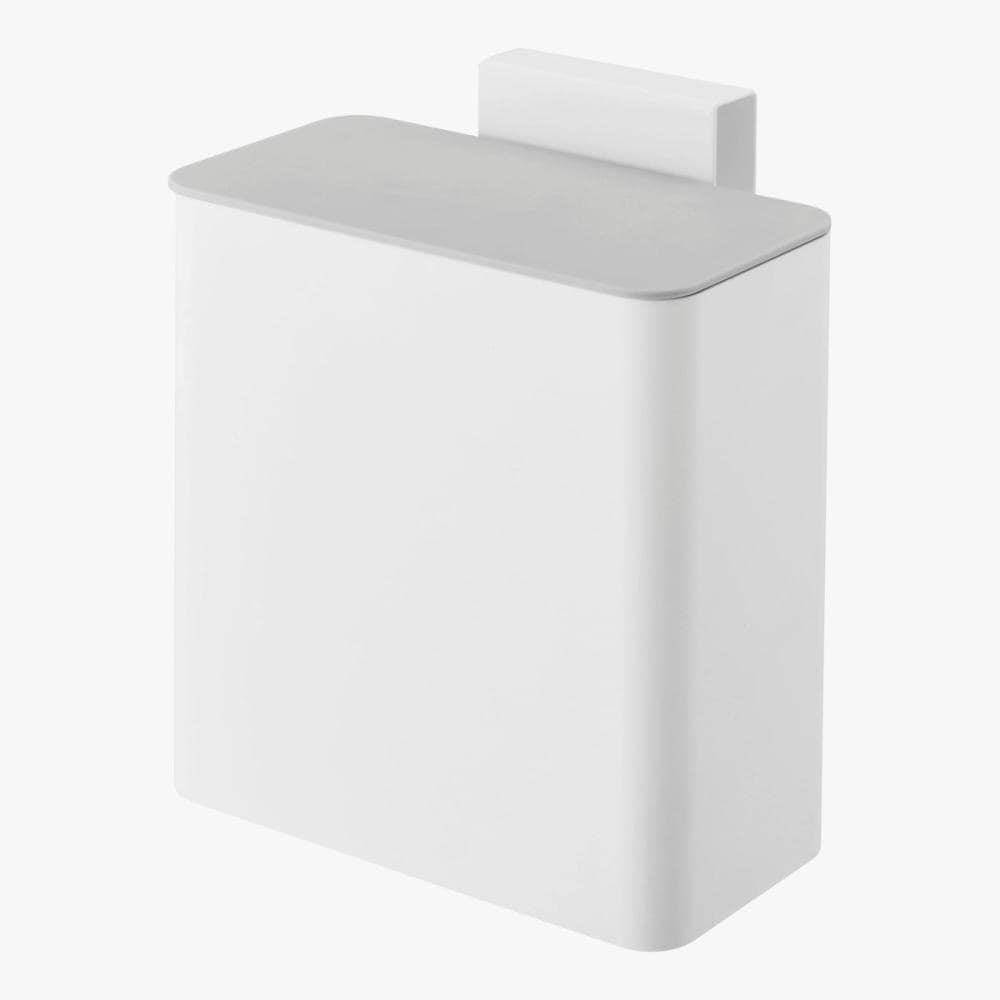 山崎実業　マグネット＆シンク扉ゴミ箱　プレート　ホワイト　４７０１