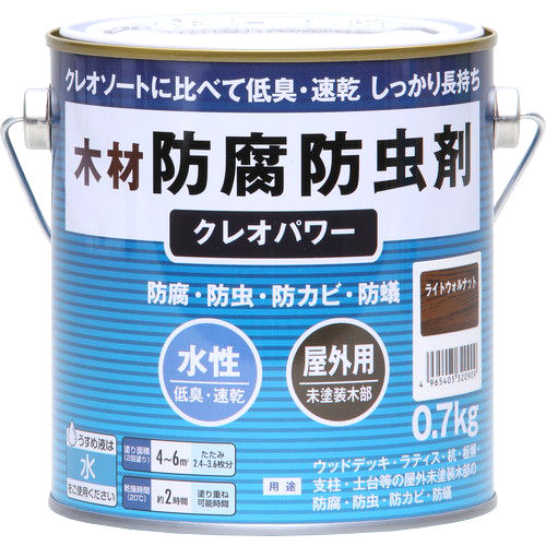 和信ペイント　クレオパワー　ライトウォルナット　０．７ｋｇ