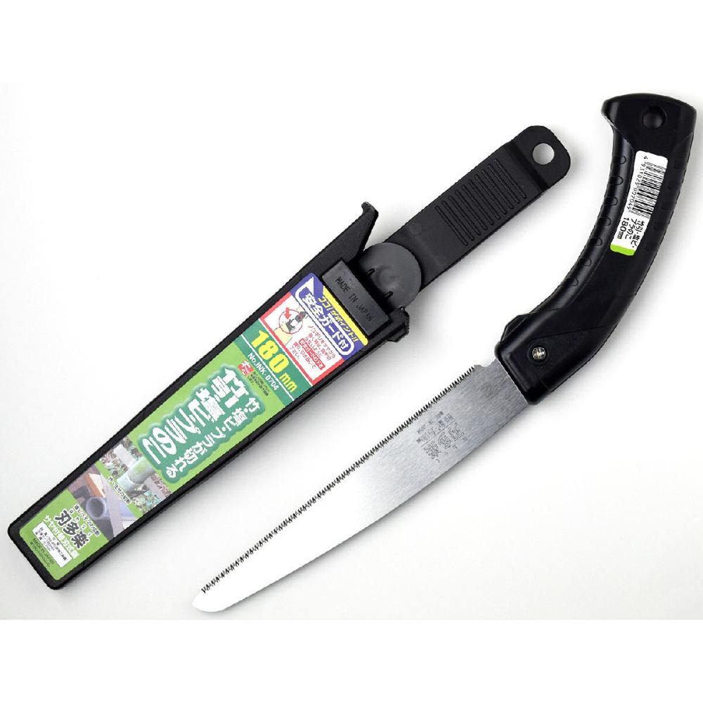 石鋸工業　刃多楽　サヤ付竹・塩ビ・プラスチック用ノコ　１８０ｍｍ　Ｎｏ．ＩＮＫ－０７０４