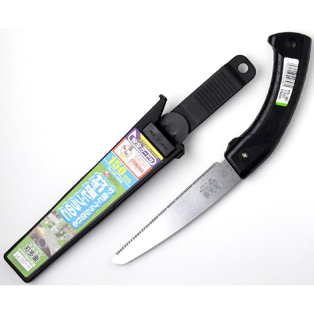石鋸工業　刃多楽　サヤ付竹・塩ビプラスチック用ノコ　１５０ｍｍ　本体　Ｎｏ．ＩＮＫ－０６９８