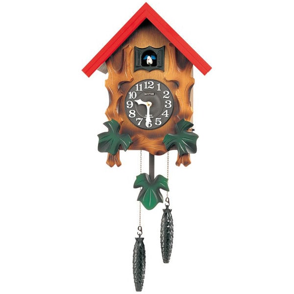 リズム時計　掛け時計　カッコー　メルビルＲ　４ＭＪ７７５ＲＨ０６