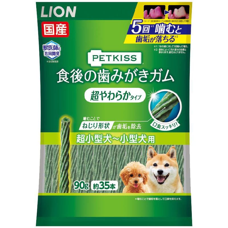 ＰＥＴＫＩＳＳ　食後の歯みがきガム　超やわらかタイプ　９０ｇ（約３５本）