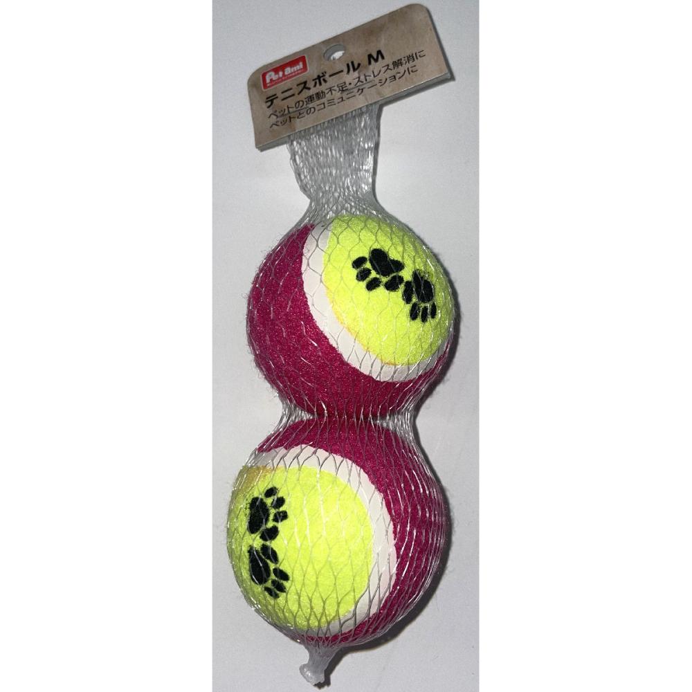 Ｐｅｔａｍｉ　ペット玩具　テニスボール　Ｍサイズ　２個セット