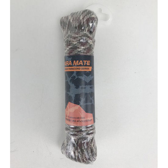 パラメイト　ロープ　４ｍｍＸ１５ｍ　迷彩