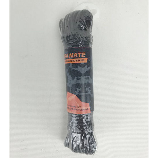 パラメイト　ロープ　４ｍｍＸ１５ｍ　黒