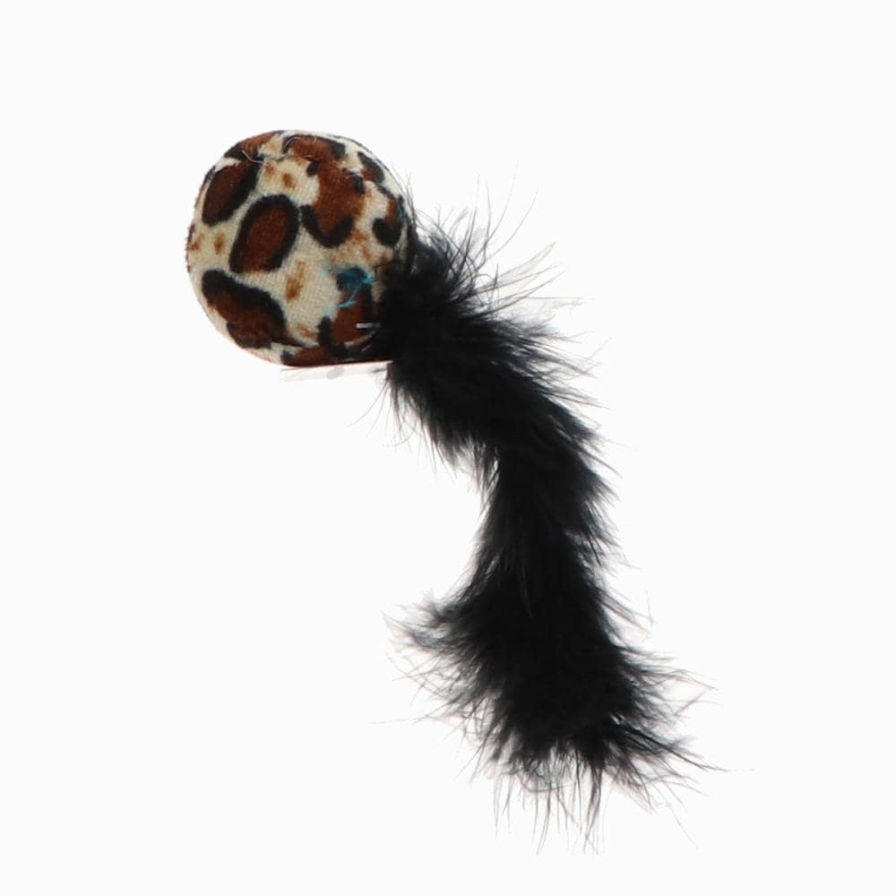 Ｐｅｔａｍｉ　ペット玩具　ミニボール　フェザー