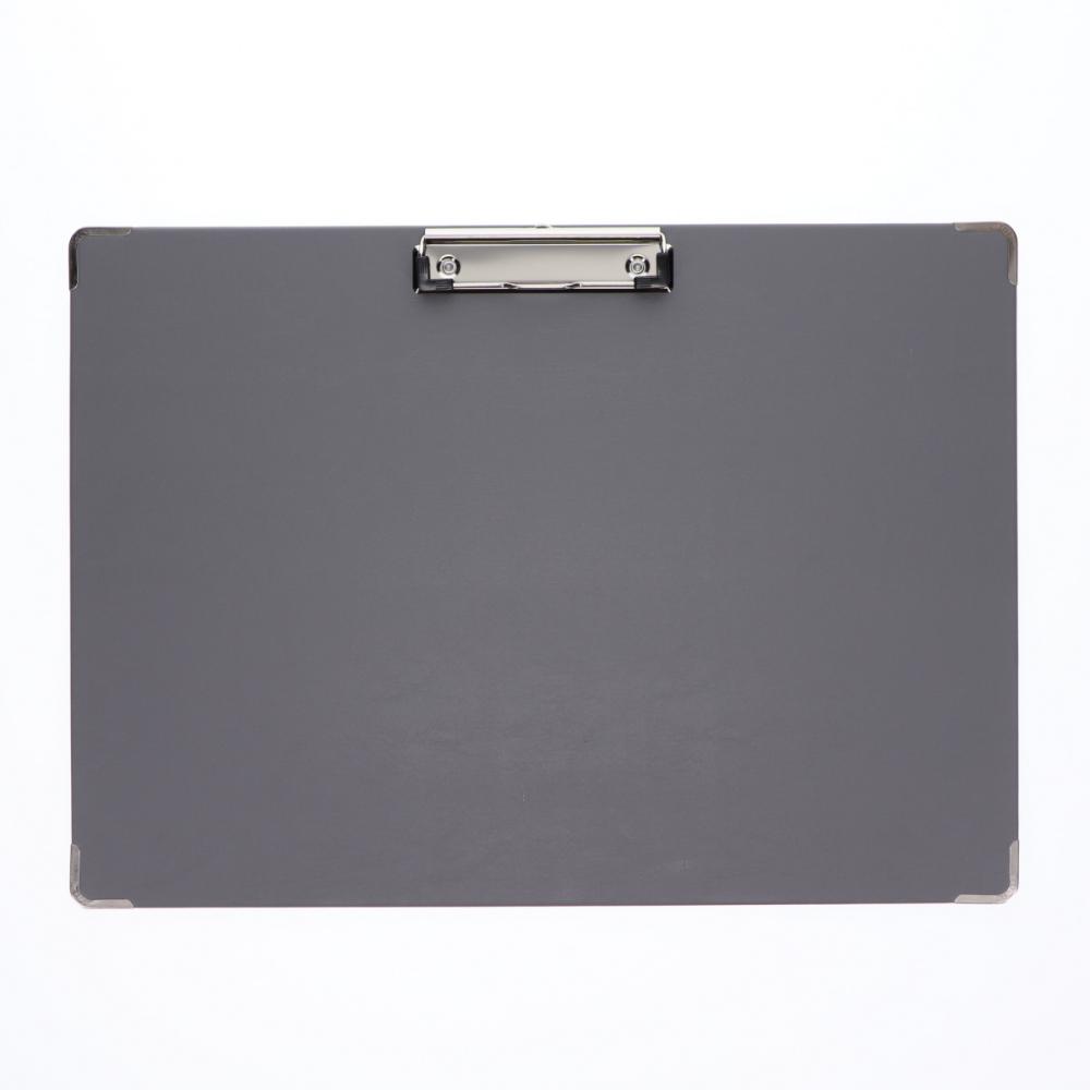 你的品牌名セレクト　用箋ばさみ　Ａ３サイズ　ヨコ型　グレー