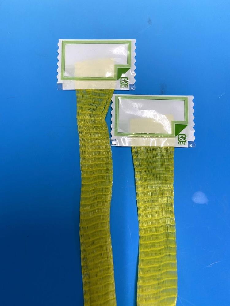 （みかんネット）ヘッダー付　４０ｃｍ　黄色　５０本入り