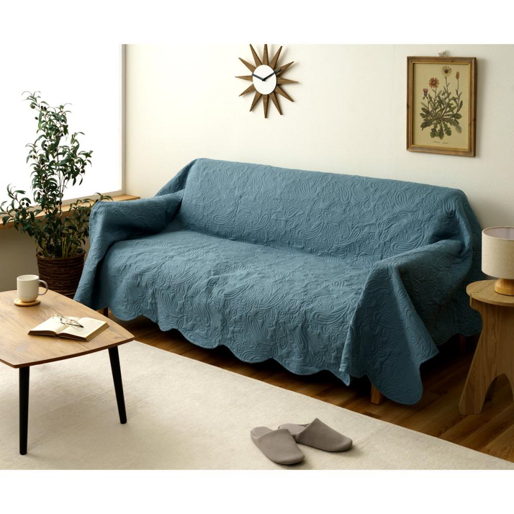 マルチカバー　ペイズリー　約縦２００×横２５０ｃｍ