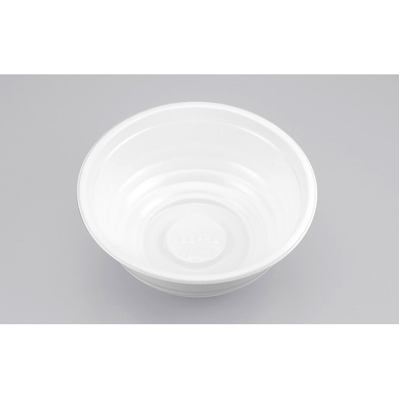 シービー化成　どんぶり容器ホワイト　直径１５．３×高さ６ｃｍ　５０枚入り　ＢＦ－３６１