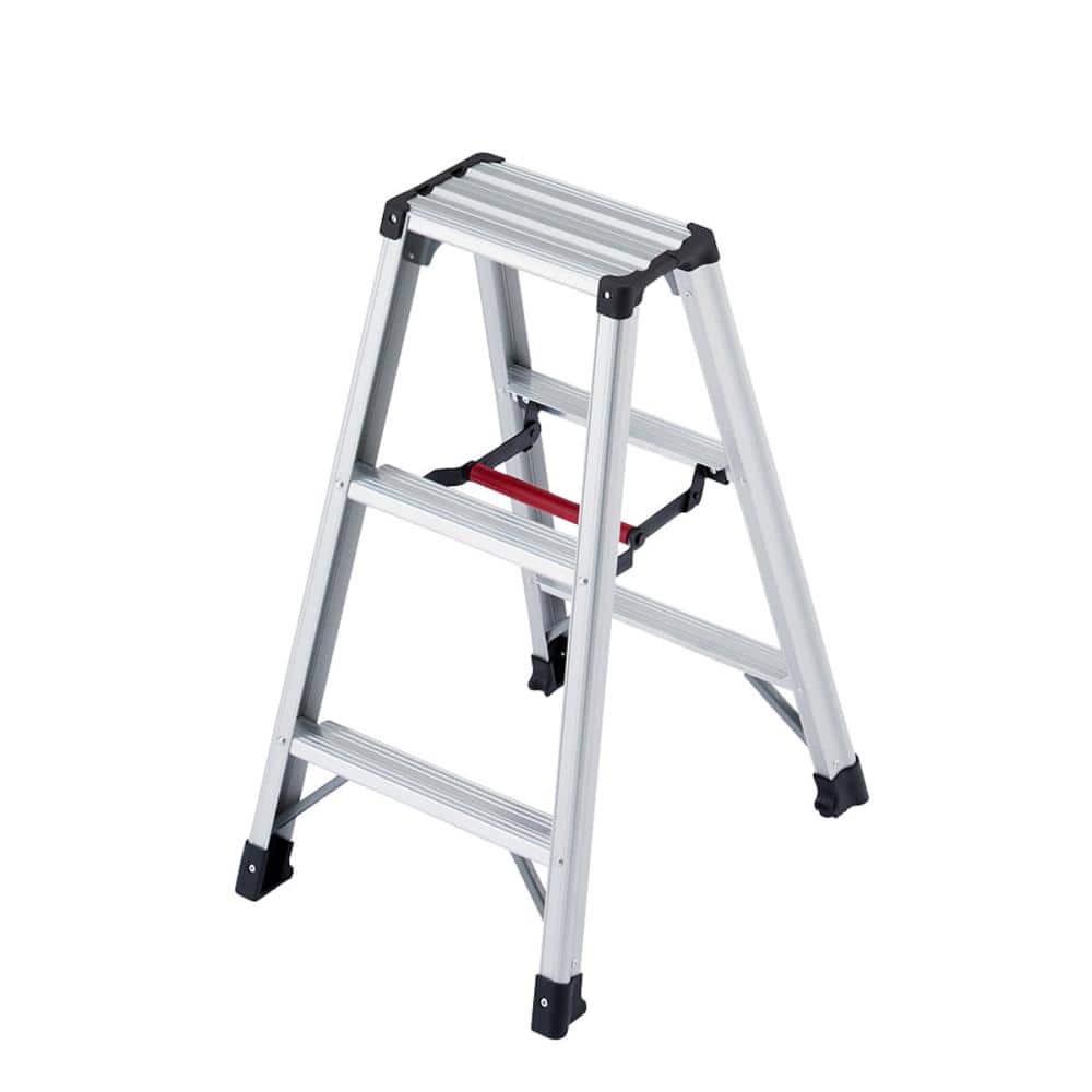 長谷川工業　軽くて丈夫な脚立　脚軽　シルバー　ＲＺ－０９ｃ