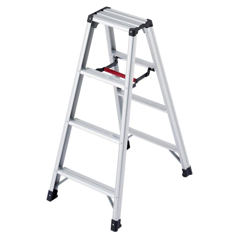 長谷川工業　軽くて丈夫な脚立　脚軽　シルバー　ＲＺ－１２ｃ