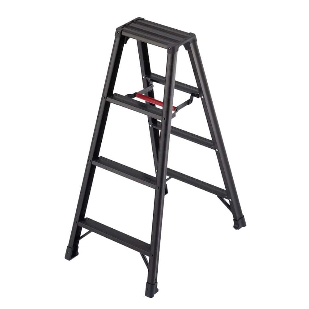 長谷川工業　軽くて丈夫な脚立　脚軽　ブラック　ＲＺＢ－１２ｂ