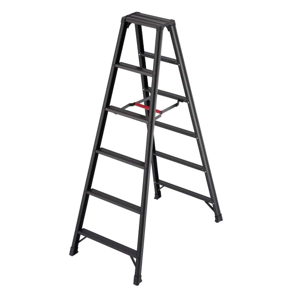 長谷川工業　軽くて丈夫な脚立　脚軽　ブラック　ＲＺＢ－１８ｂ