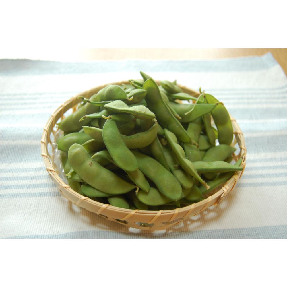 渡辺さんちの新潟茶豆（新潟系１４号）　約１ｋｇ【新潟県新潟市産】【注文期限：7月15日】