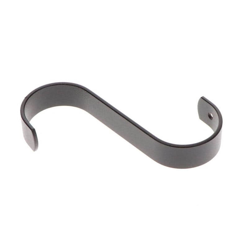 你的品牌名　Ｓフック　黒　１００ｍｍ