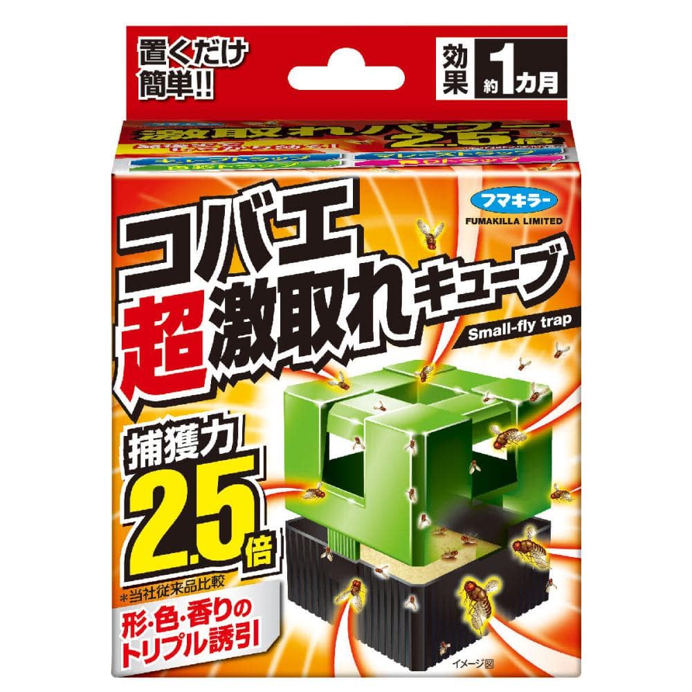 フマキラー　コバエ超激取れキューブ　１個入り