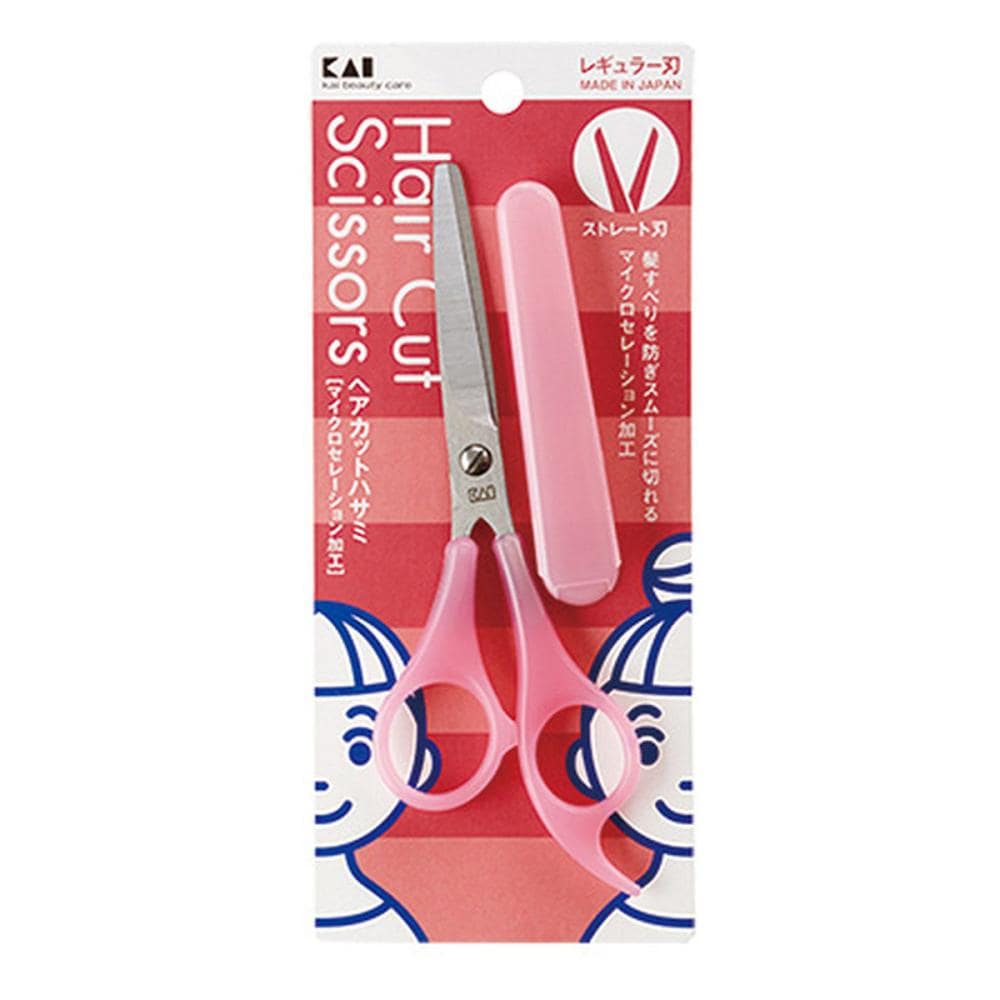 貝印　ヘアカットハサミ　ストレート刃　キャップ付　ＫＱ３０４６
