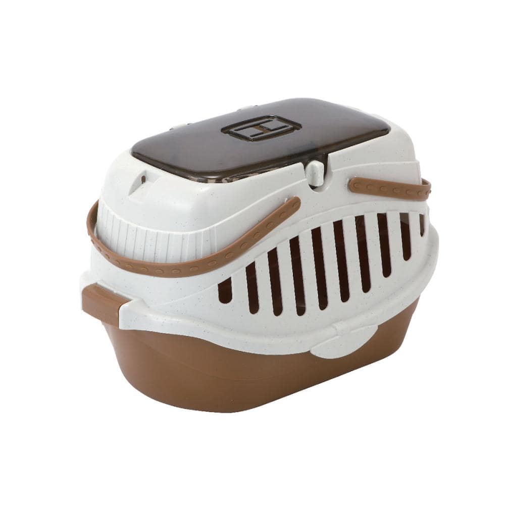 Ｐｅｔａｍｉ　お出かけハードキャリー　超小型犬・猫用　ブラウン