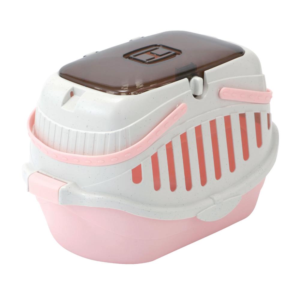 Ｐｅｔａｍｉ　お出かけハードキャリー　超小型犬・猫用　ＰＢ０１　ピンク