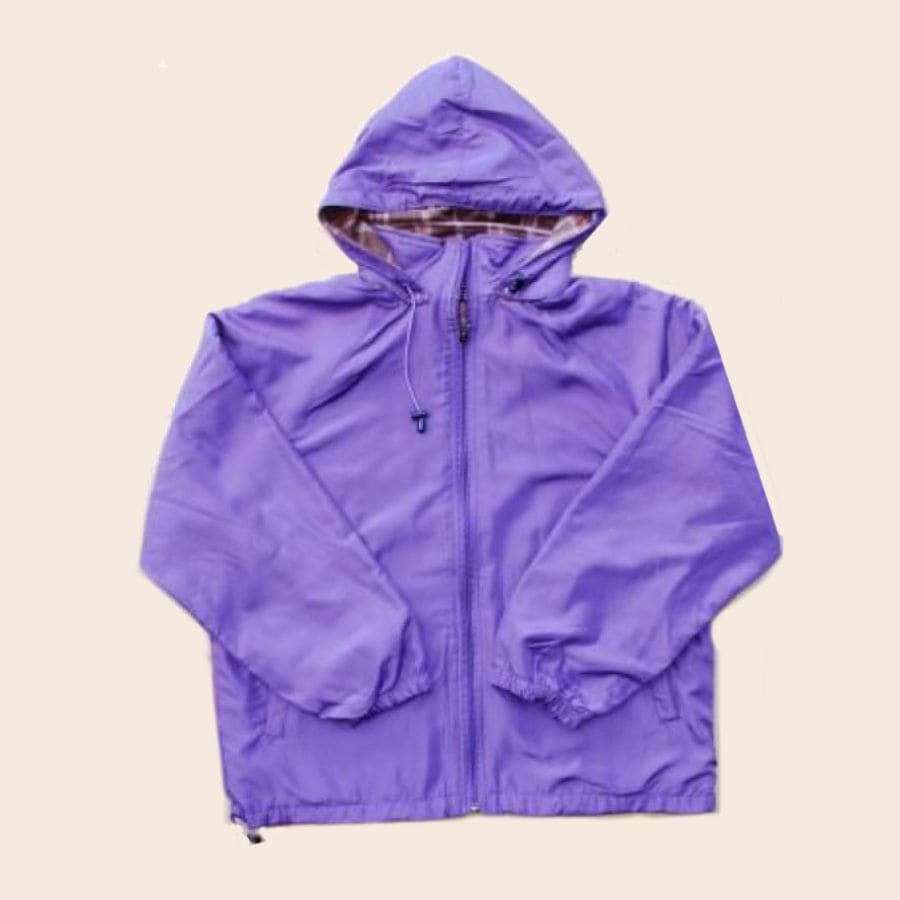 婦人裏フリースパーカー　パープル