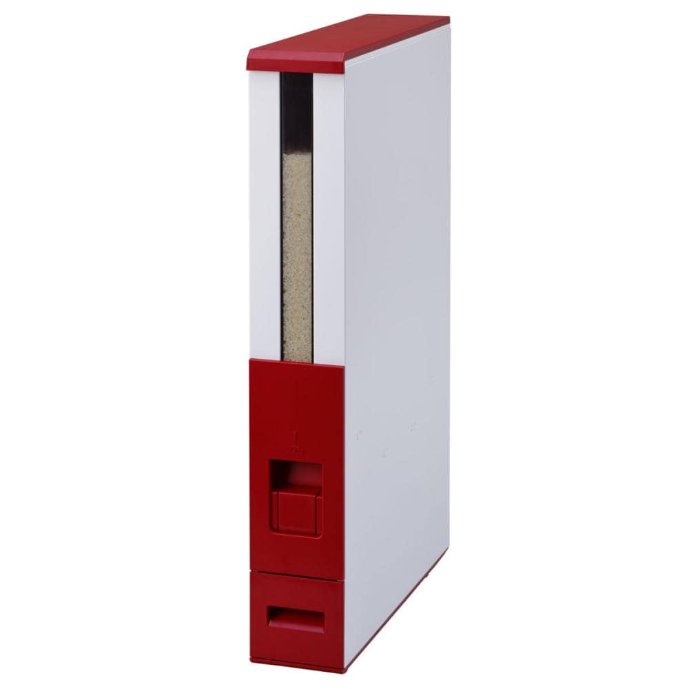 エムケー精工　ＭＫ米びつ　ライスエーススリム　米収納量１２ｋｇ　幅１０×奥行４０×高さ６２ｃｍ　ＲＣＢ－１２ＳＲ