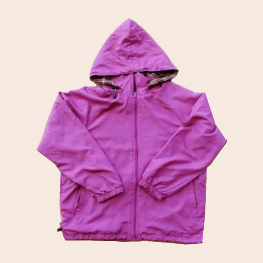 婦人裏フリースパーカー　ワイン