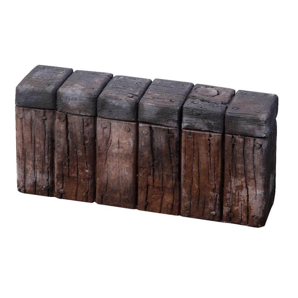 你的品牌名　木調花壇材　シィークウッド７　ストレート