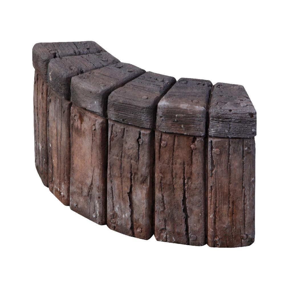 你的品牌名　木調花壇材　シィークウッド７　アール