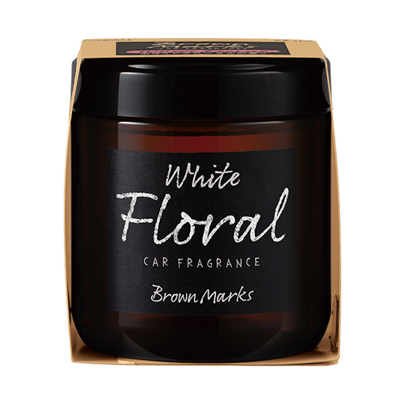 晴香堂　ブラウンマークス　ゲル　ホワイトフローラル　　３３９５