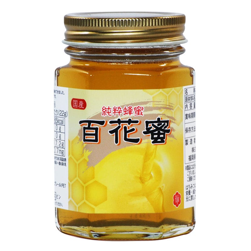 藤井養蜂場　国産百花蜜瓶（１８０ｇ）
