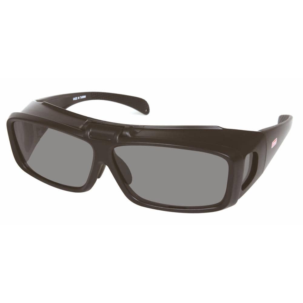 コールマン　サングラス　偏光オーバーグラス　スモーク　跳ね上げタイプ