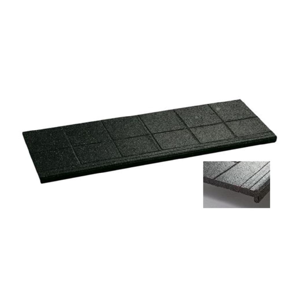 你的品牌名　ラバーチップマット　Ｌ型　９０×３０ｃｍ×１５ｍｍ　グリーン